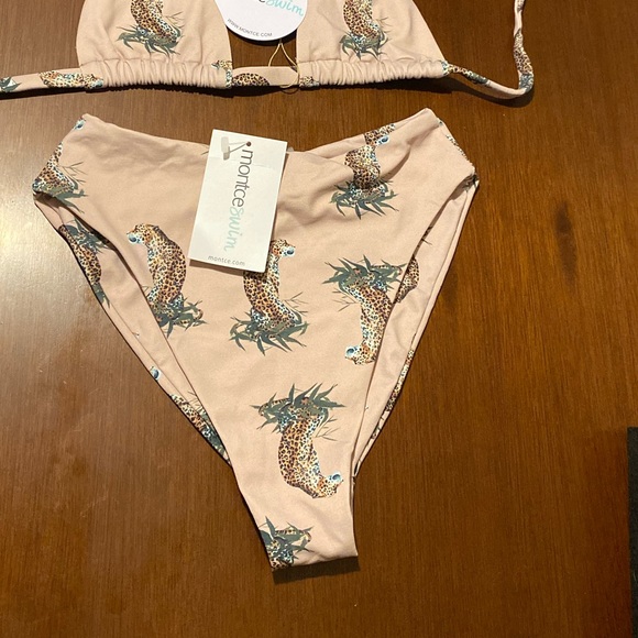 Montce Other - Mocha cheetah repeat Paula bikini bottom MEDIUM Montce Other - Mocha cheetah repeat Paula bikini bottom MEDIUM